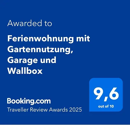 Apartment Mit Gartennutzung, Garage Und Wallbox *